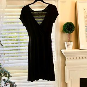 Urban Outfitters Black Wrap Dress